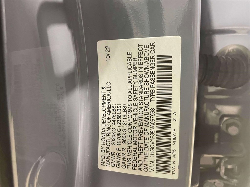Certified 2022 Honda Accord Sport image 17