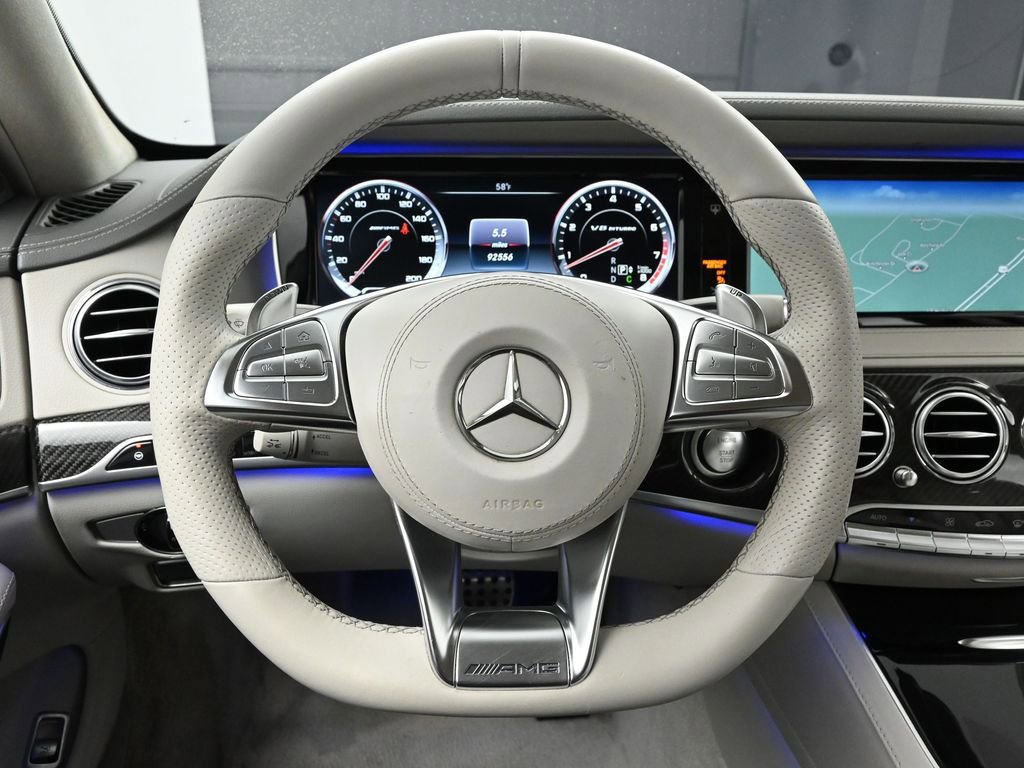 Used 2017 Mercedes-Benz S 63 AMG 4MATIC Sedan w/ Carbon Fiber Exterior Package image 34