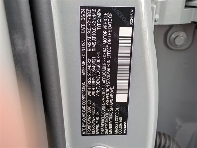 New 2025 Volvo EX90 Ultra image 27