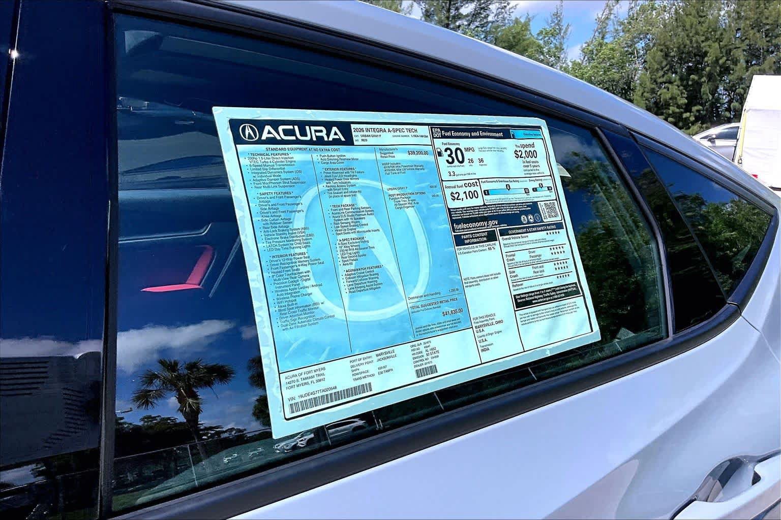 New 2026 Acura Integra A-Spec w/ Technology Package FWD image 22