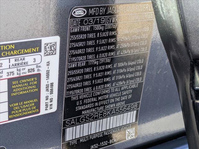 Used 2019 Land Rover Range Rover Supercharged AWD/4WD image 28