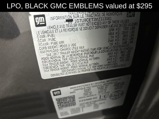 Used 2021 GMC Sierra 1500 Elevation image 8