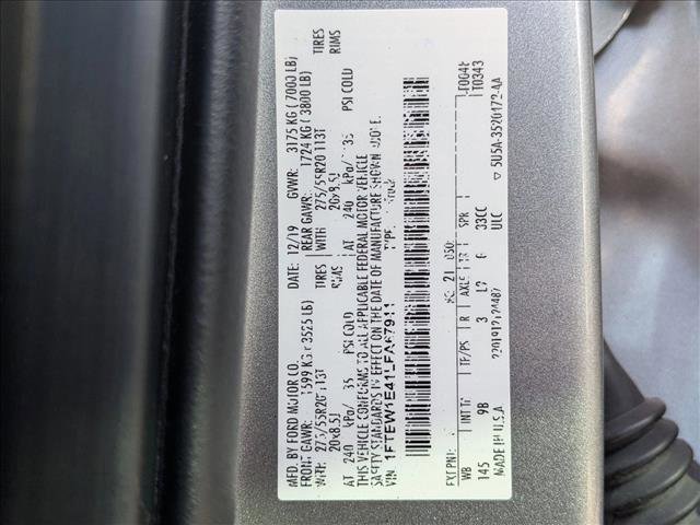 Used 2020 Ford F150 Platinum w/ Equipment Group 701A Luxury image 20