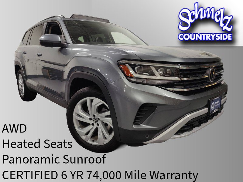 Certified 2023 Volkswagen Atlas SE w/ Panoramic Sunroof Package