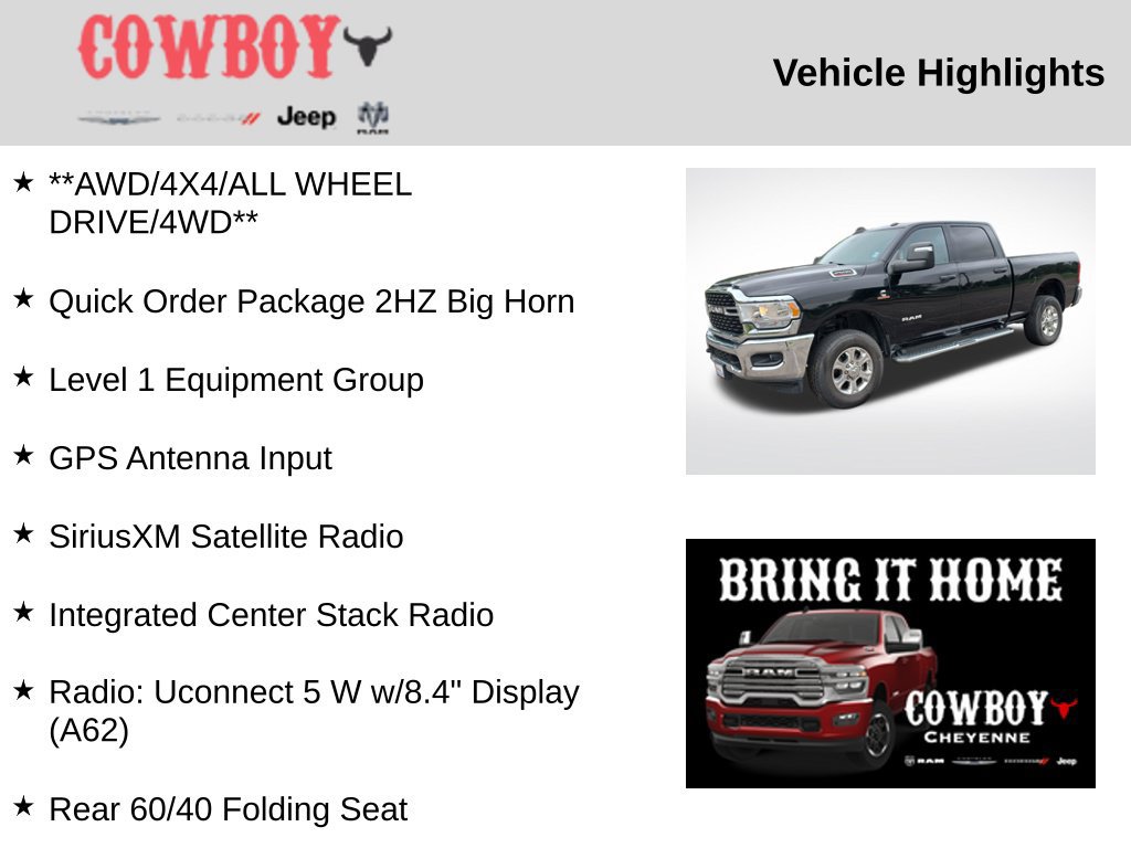 Used 2024 RAM 2500 Big Horn AWD/4WD image 5