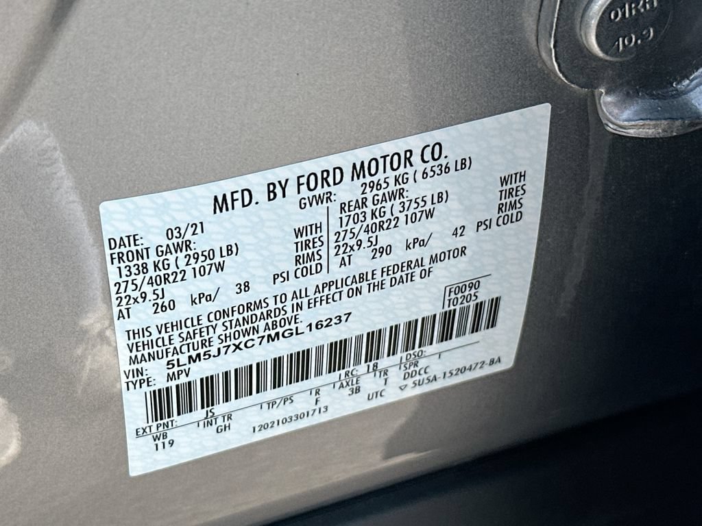 Certified 2021 Lincoln Aviator Reserve w/ Equipment Group 202A AWD/4WD image 27
