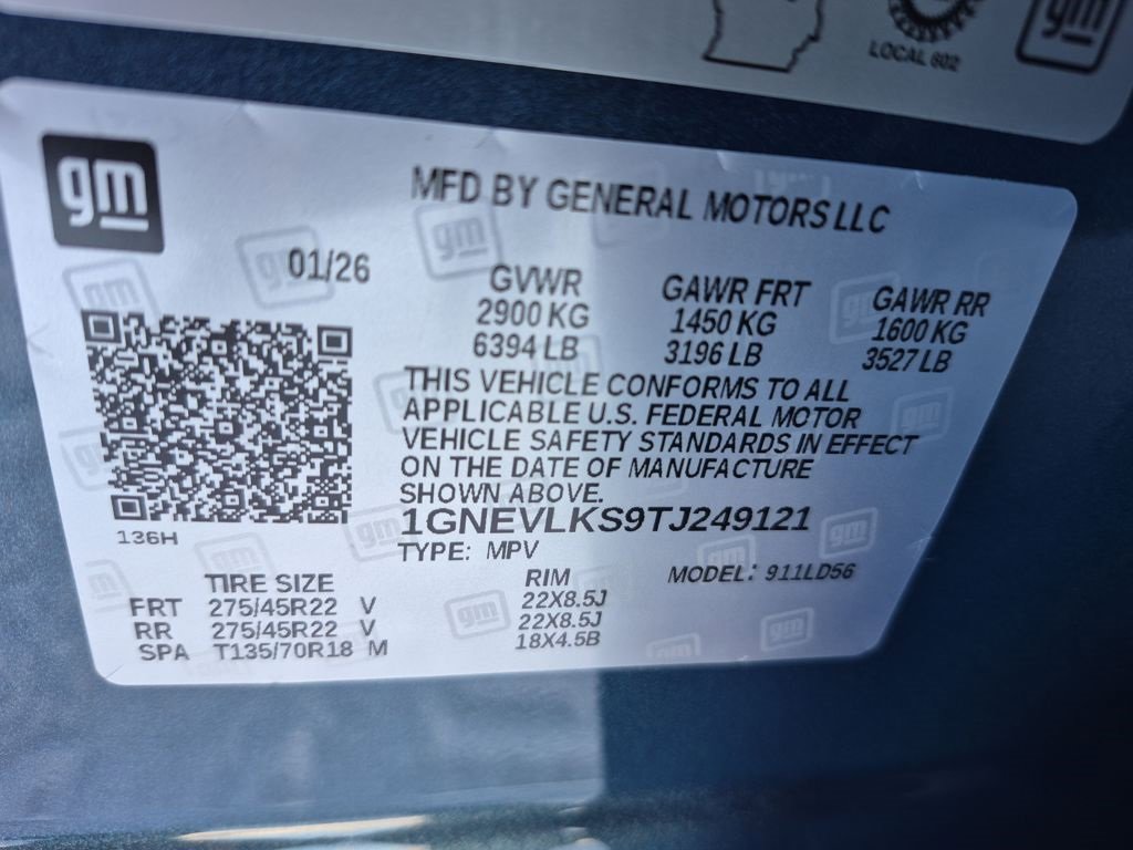 New 2026 Chevrolet Traverse RS image 30