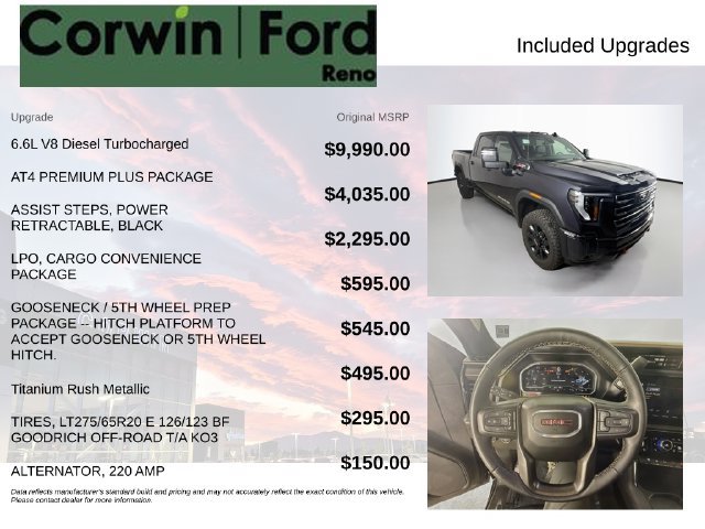 Used 2025 GMC Sierra 2500 AT4 w/ AT4 Premium Plus Package AWD/4WD image 3