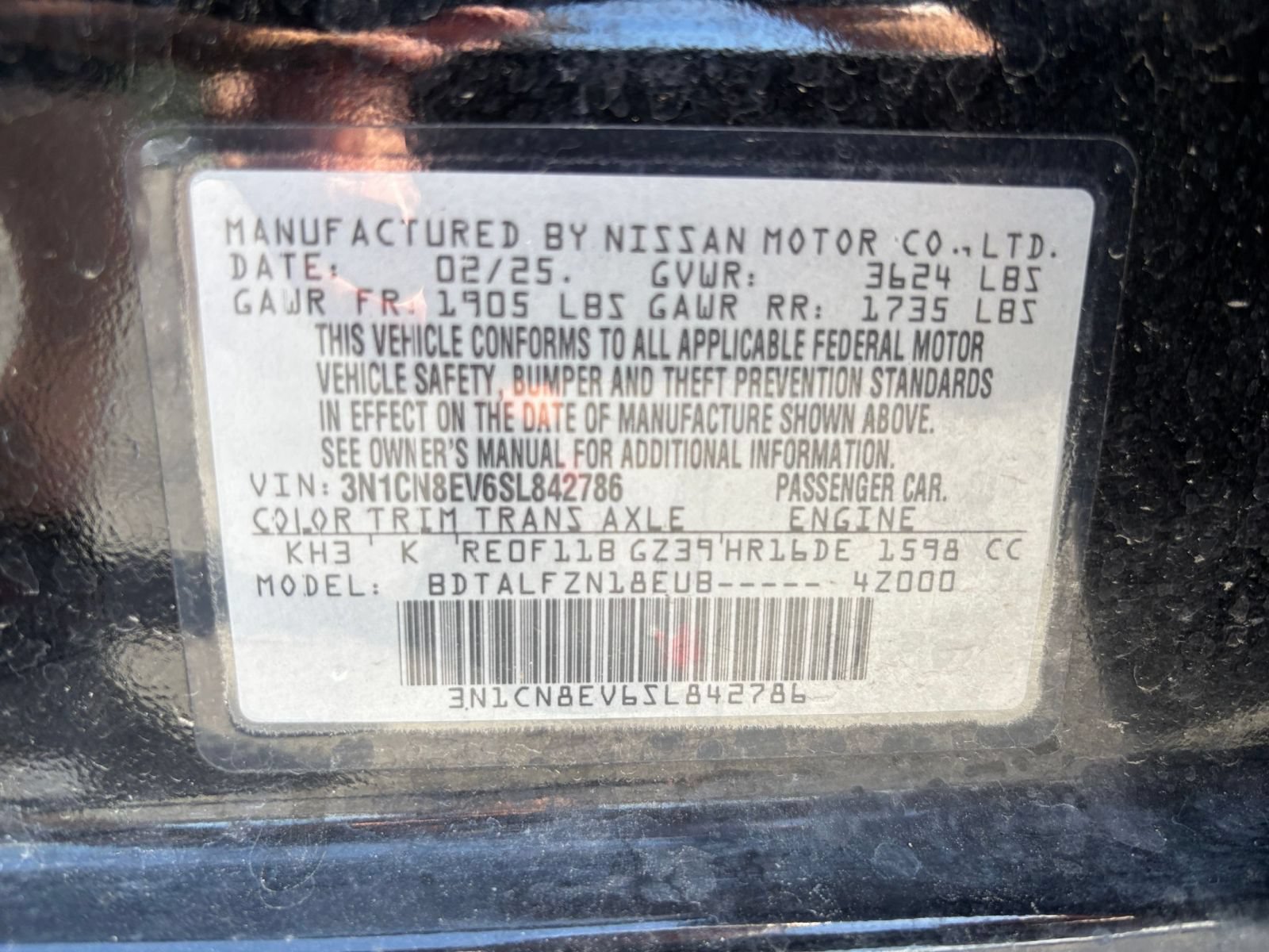Used 2025 Nissan Versa SV FWD image 26