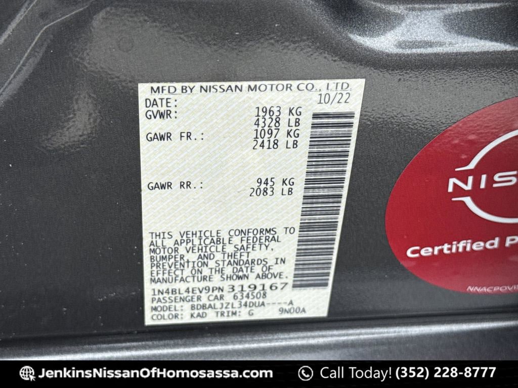 Certified 2023 Nissan Altima 2.5 SL image 42