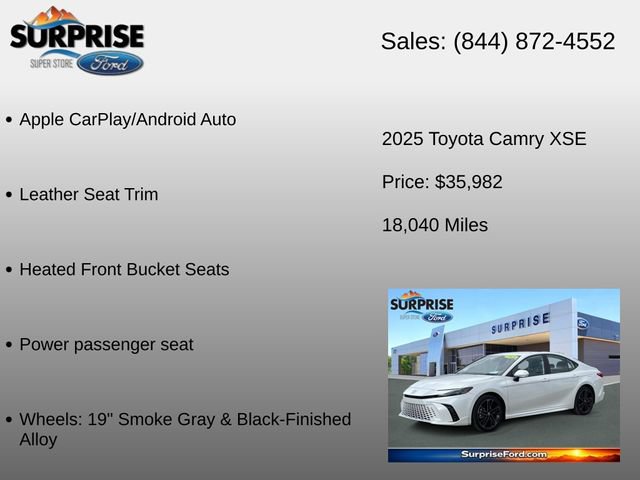 Used 2025 Toyota Camry XSE AWD/4WD image 12