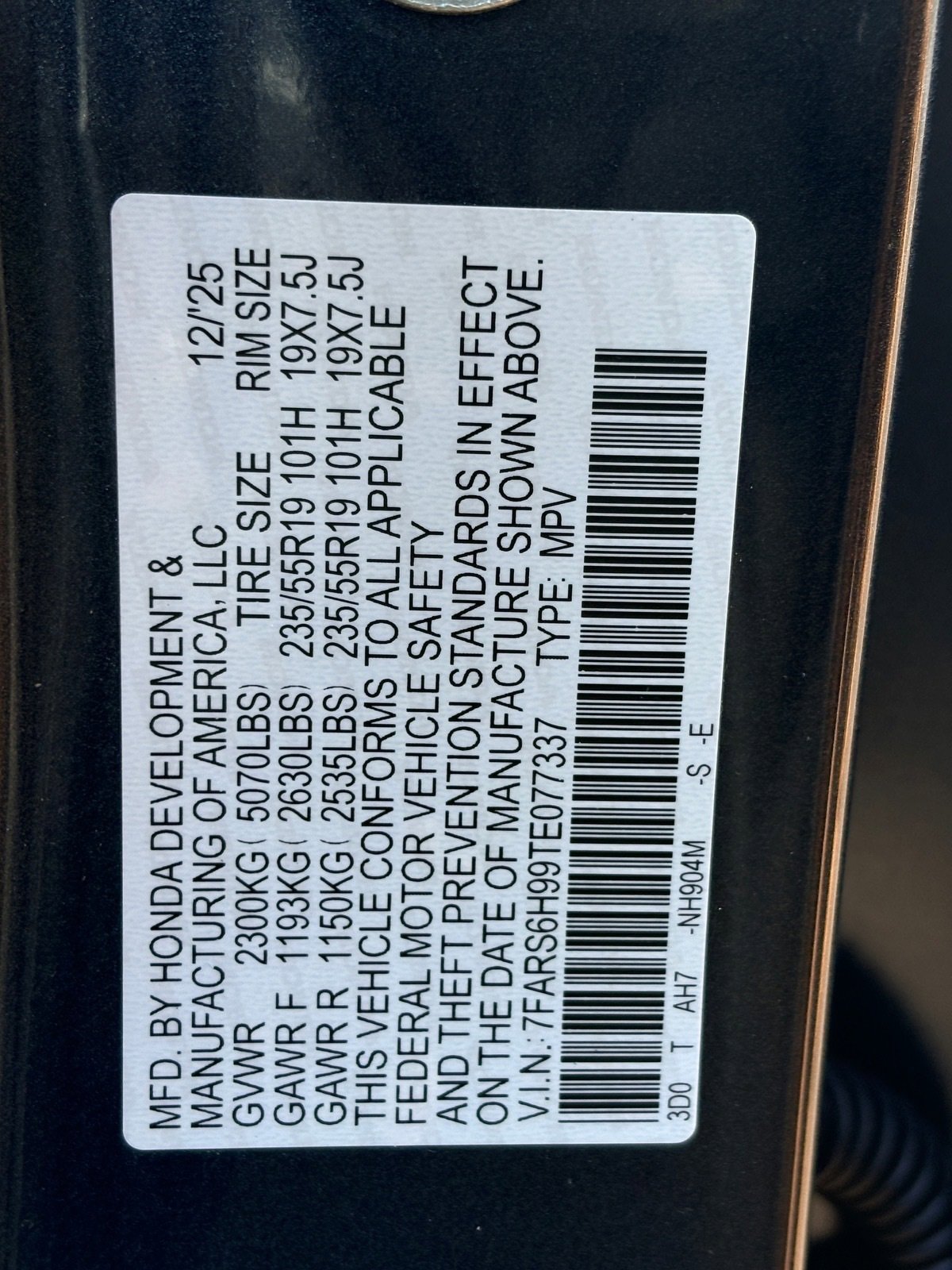 New 2026 Honda CR-V Sport Touring image 20