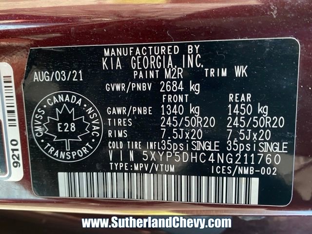 Used 2022 Kia Telluride SX image 57