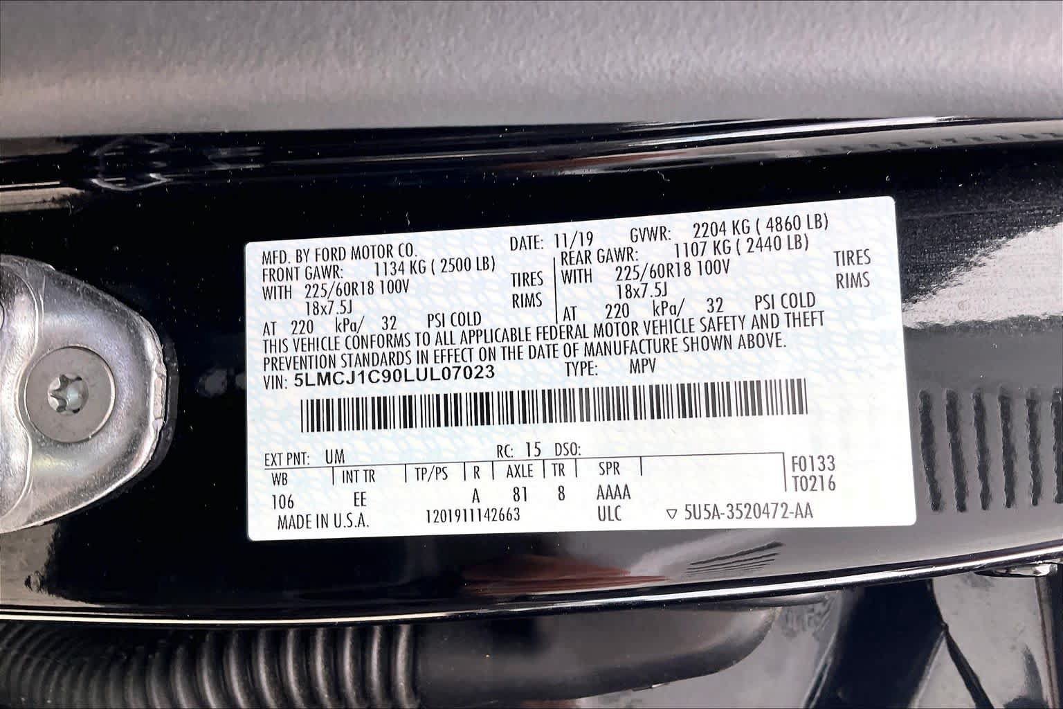 Used 2020 Lincoln Corsair FWD image 32