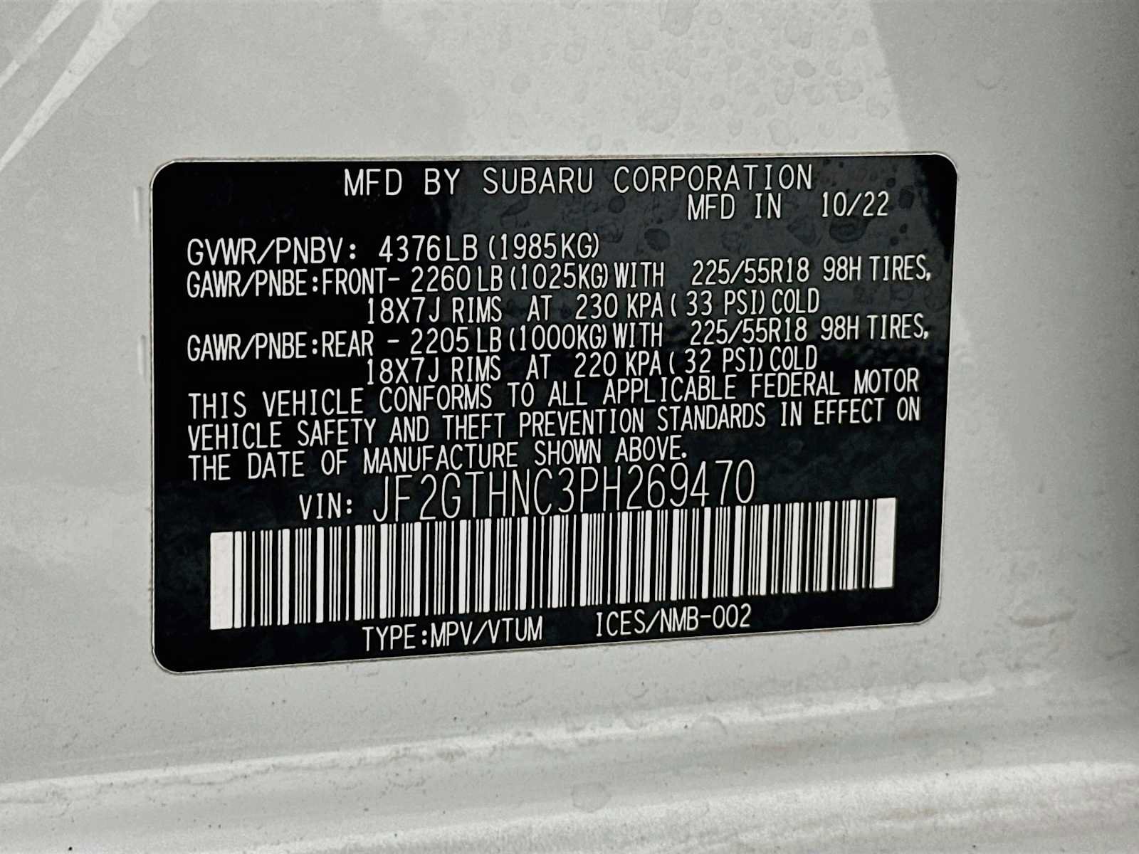 Certified 2023 Subaru Crosstrek 2.5i Limited AWD/4WD image 30
