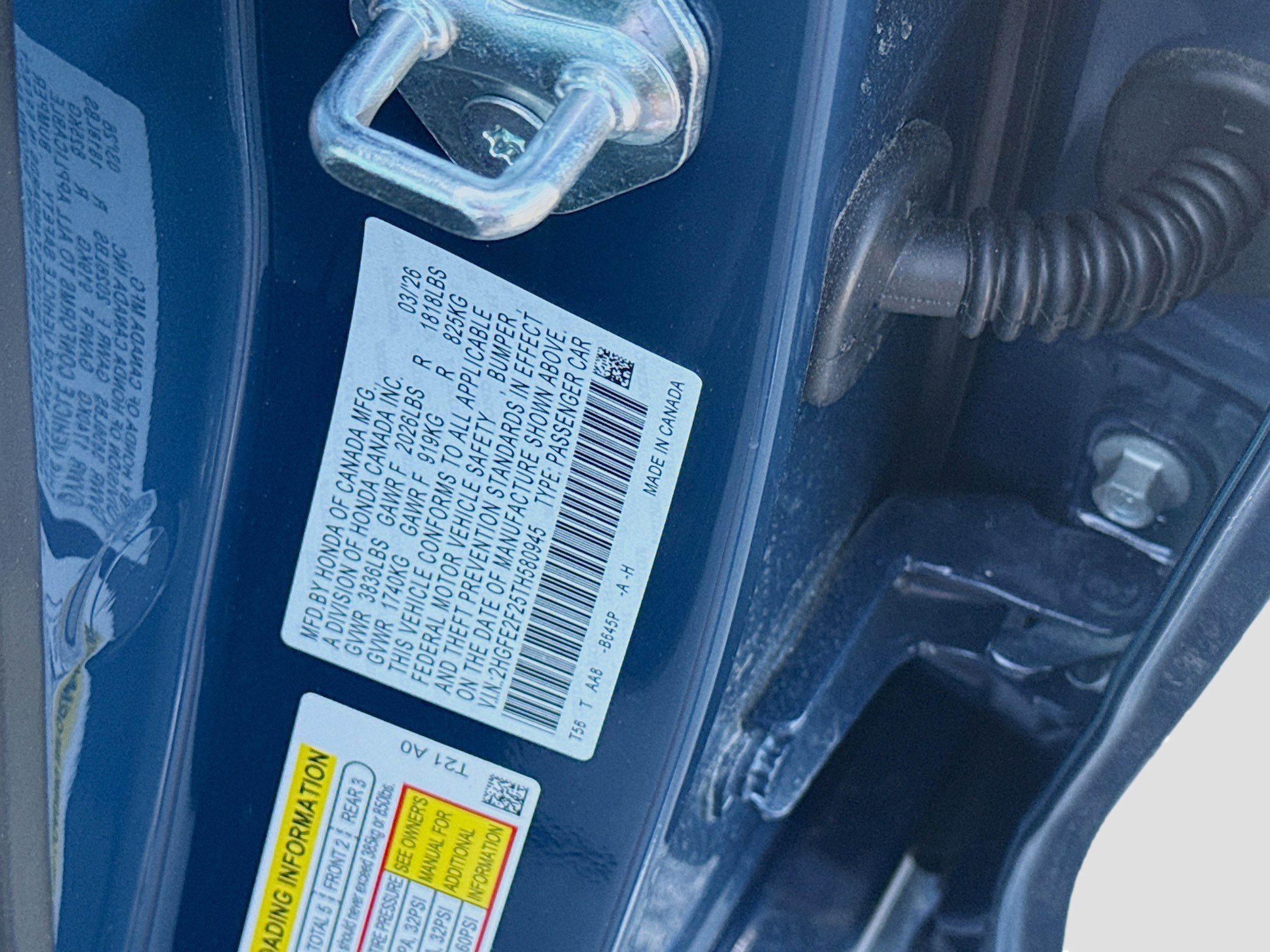 New 2026 Honda Civic LX image 26