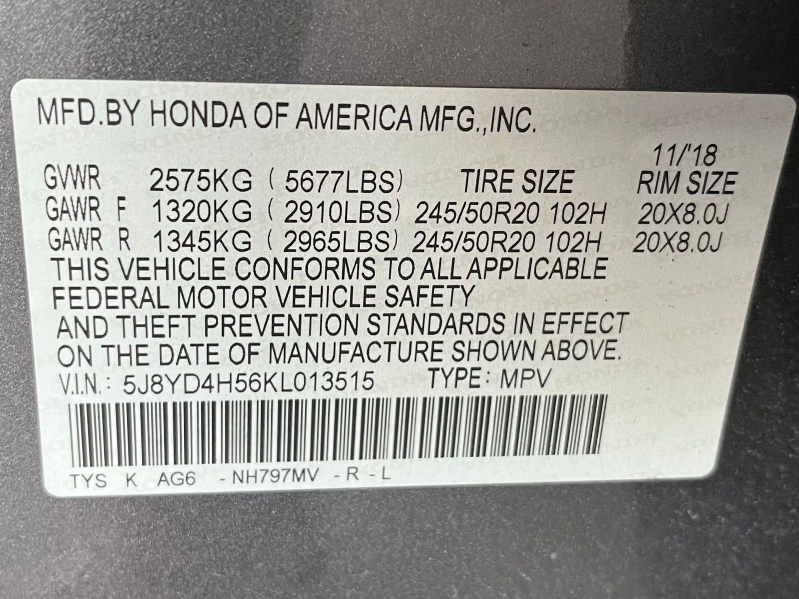 Used 2019 Acura MDX SH-AWD w/ Technology Package image 18