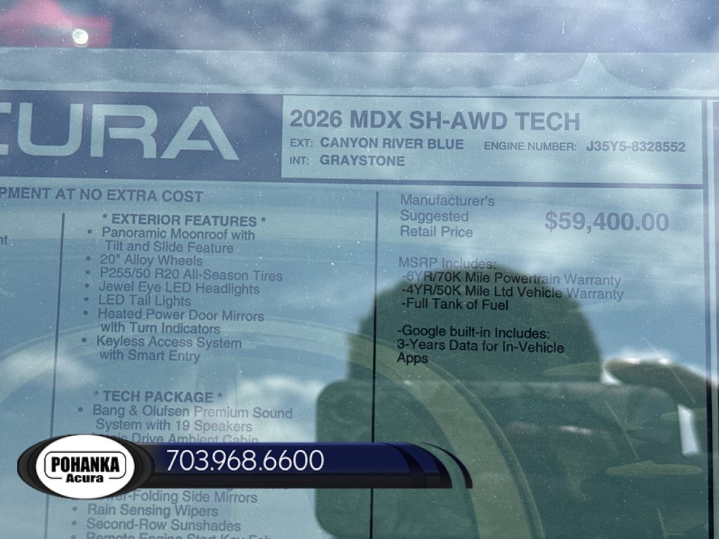 New 2026 Acura MDX w/ Technology Package AWD/4WD image 40