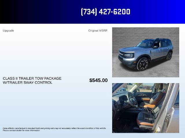 Used 2021 Ford Bronco Sport Outer Banks AWD/4WD image 5