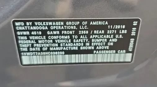 Used 2017 Volkswagen Passat 1.8T R-Line FWD image 50