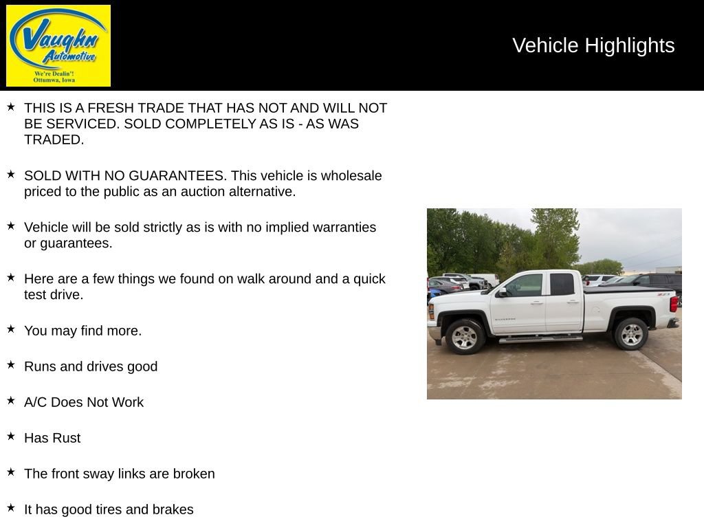 Used 2015 Chevrolet Silverado 1500 LT w/ All Star Edition AWD/4WD image 2