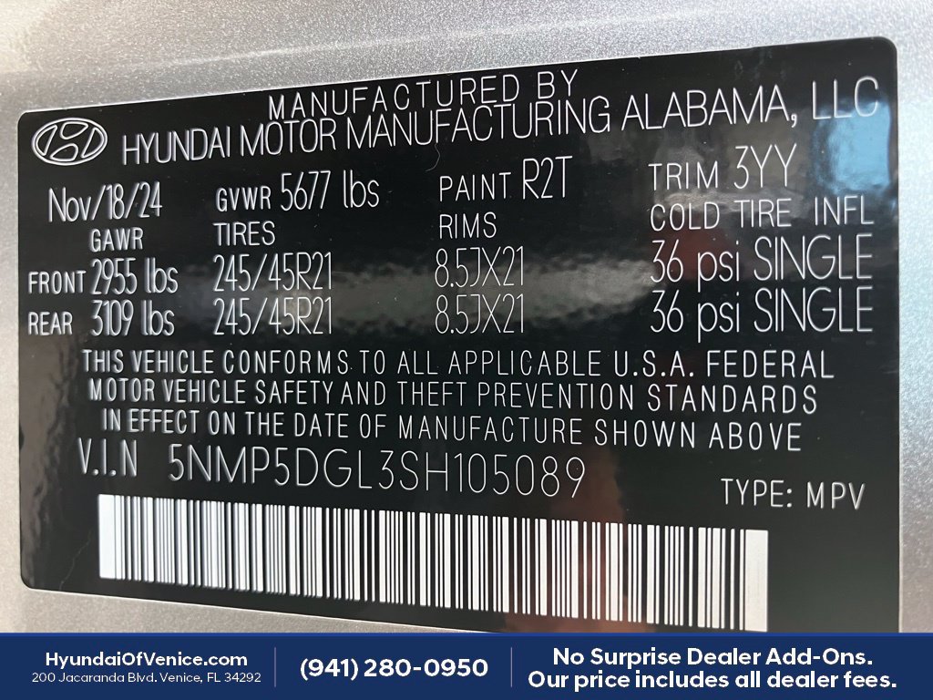 Used 2025 Hyundai Santa Fe Calligraphy AWD/4WD image 15