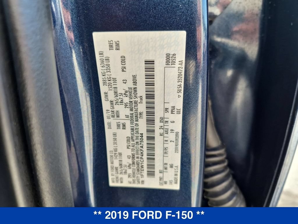 Used 2019 Ford F150 XLT w/ Equipment Group 302A Luxury RWD image 33