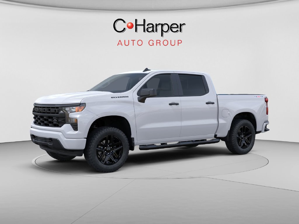 New 2026 Chevrolet Silverado 1500 Custom w/ LPO, Dark Essentials Package AWD/4WD image 2