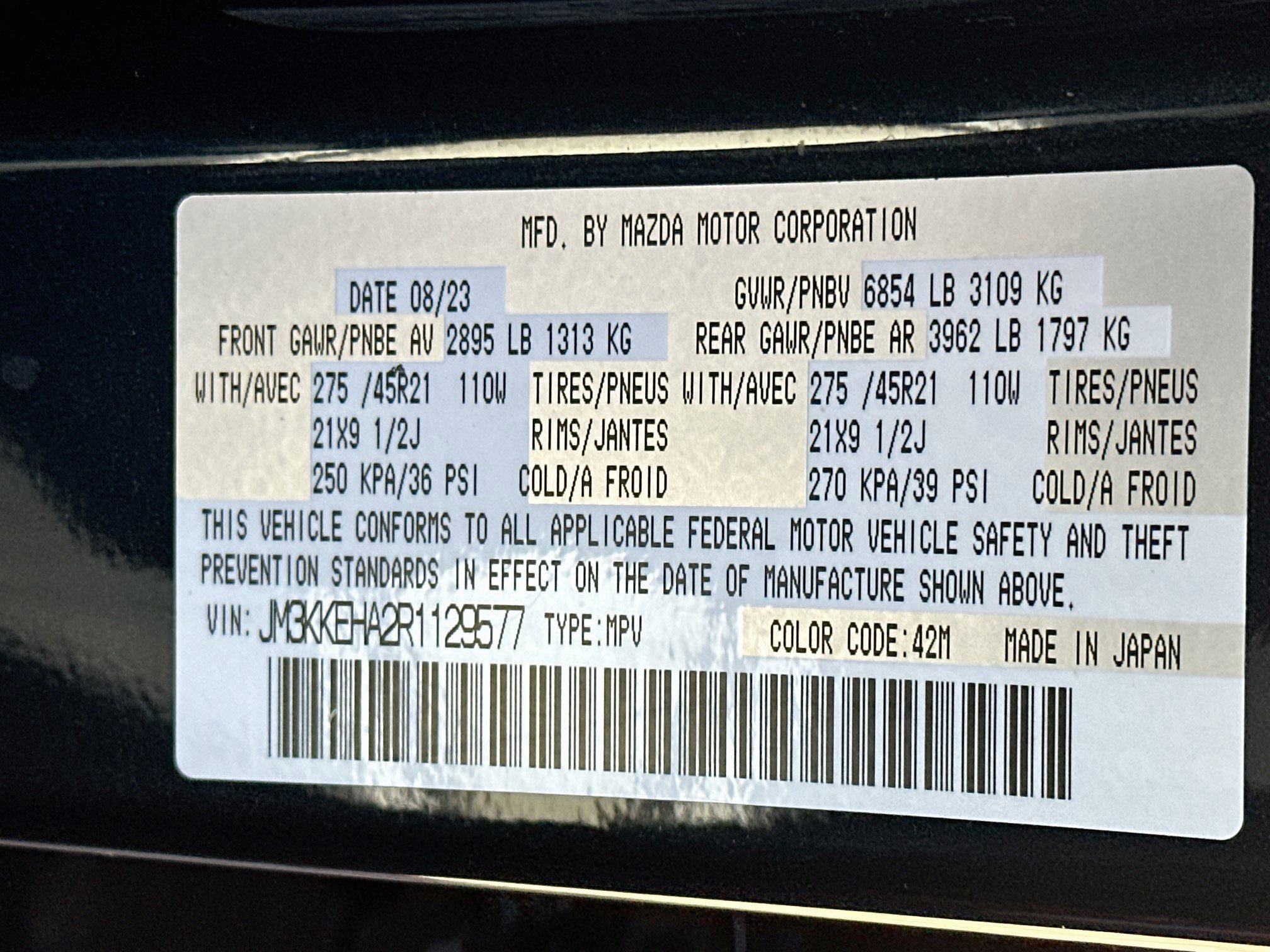 Used 2024 MAZDA CX-90 Plug-In Hybrid w/ Premium Plus AWD/4WD image 12