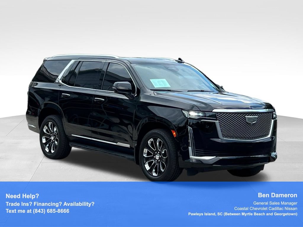 Used 2021 Cadillac Escalade Premium Luxury w/ LPO, Radiant Package AWD/4WD image 3