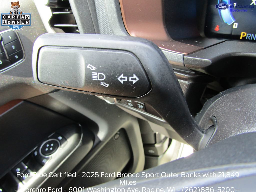 Certified 2025 Ford Bronco Sport Outer Banks w/ Outer Banks Tech Package+ AWD/4WD image 34