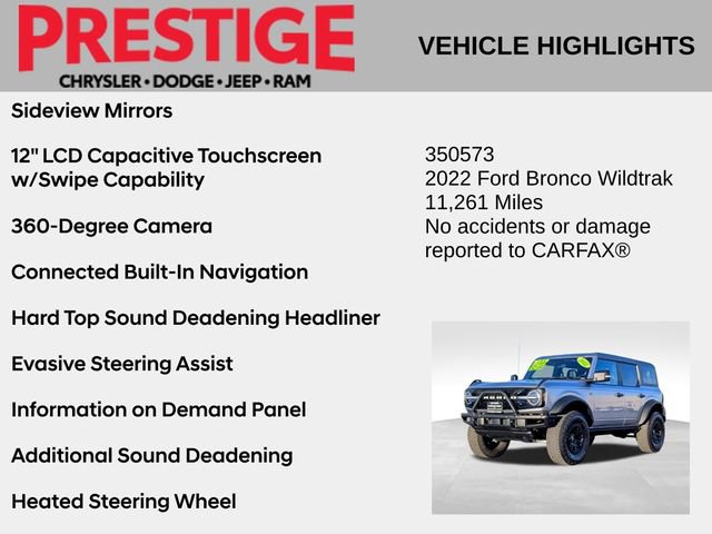 Used 2022 Ford Bronco Wildtrak image 4