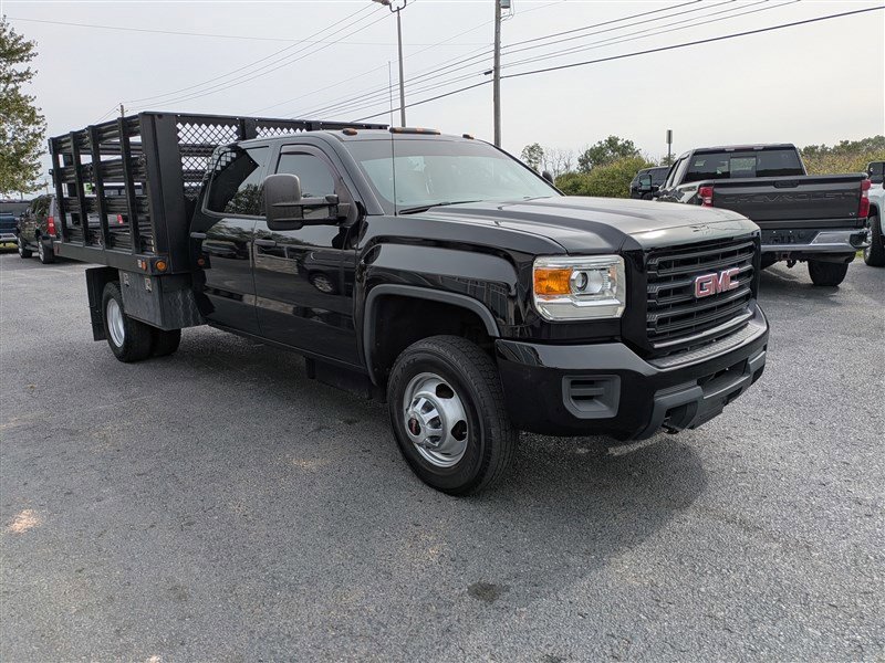 Used 2015 GMC Sierra 3500 4x4 Crew Cab w/ Snow Plow Prep Package image 8