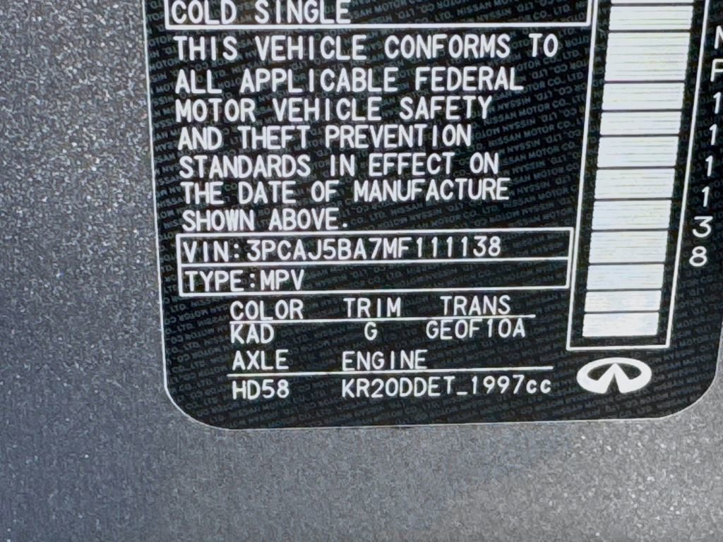 Used 2021 INFINITI QX50 Luxe w/ Accent Package image 32