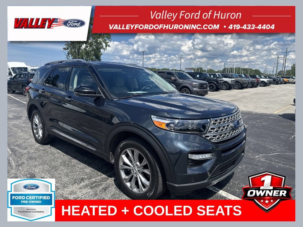 Certified 2023 Ford Explorer Limited w/ Equipment Group 301A AWD/4WD image 1