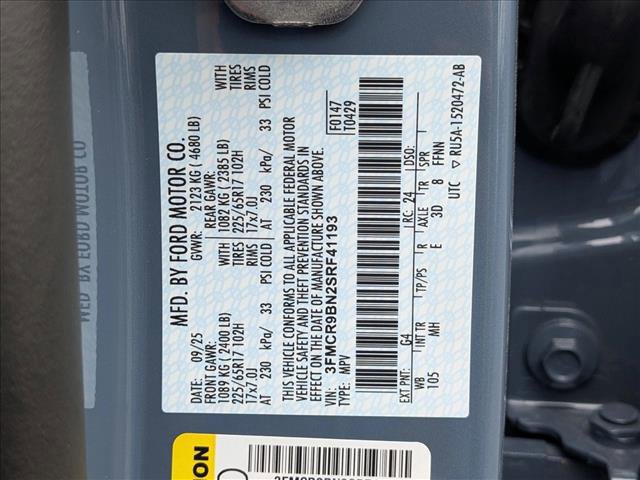 New 2025 Ford Bronco Sport Big Bend w/ Convenience Package image 17