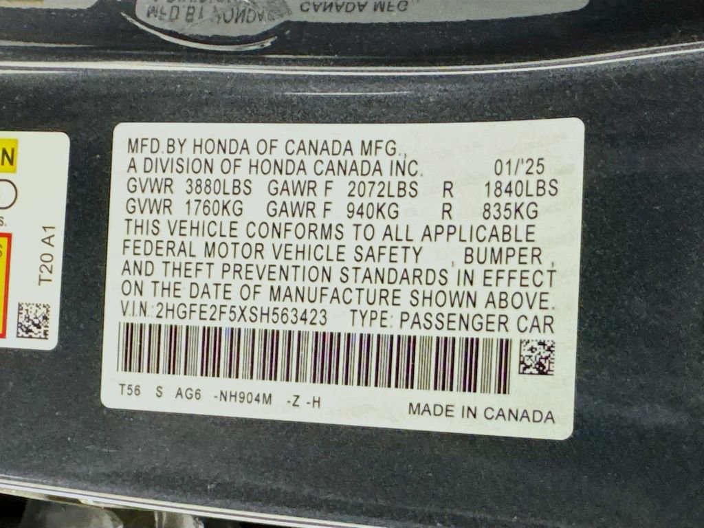 Used 2025 Honda Civic Sport image 39