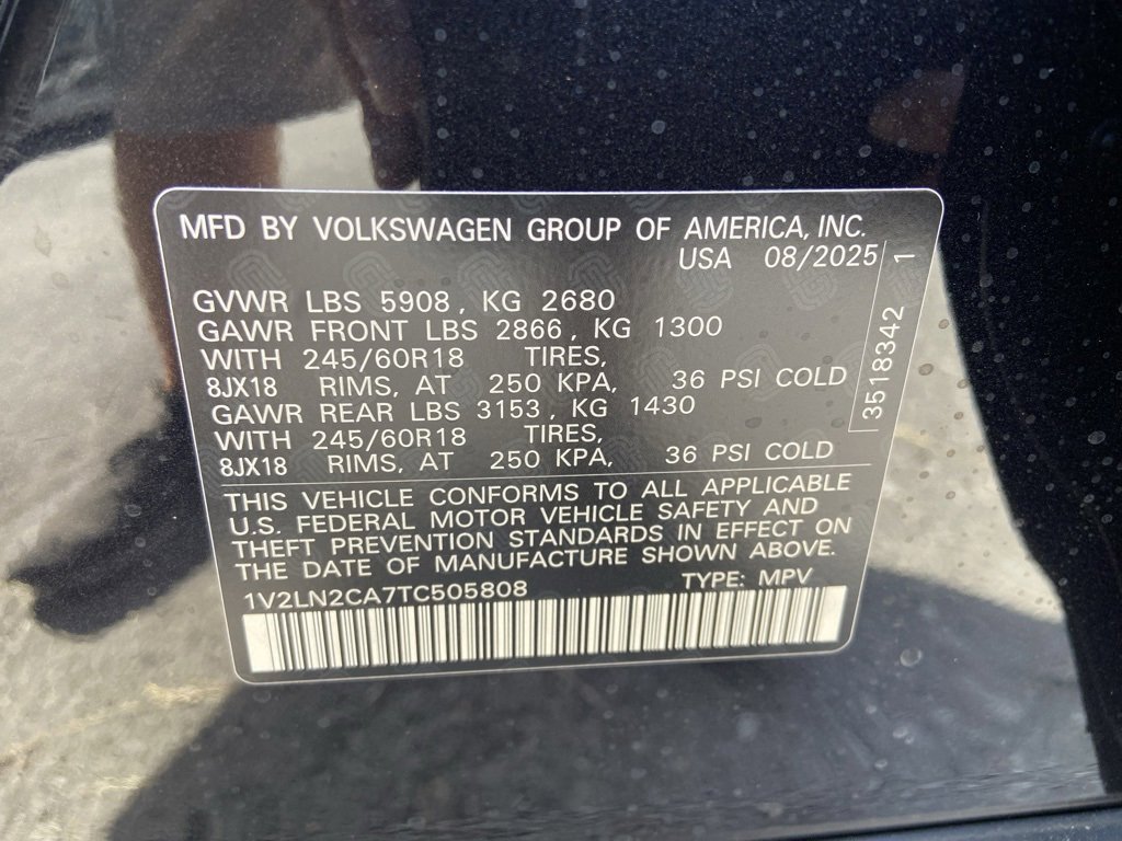 New 2026 Volkswagen Atlas SE image 11
