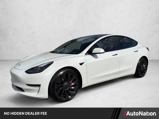 Used 2021 Tesla Model 3 Performance AWD/4WD image 1