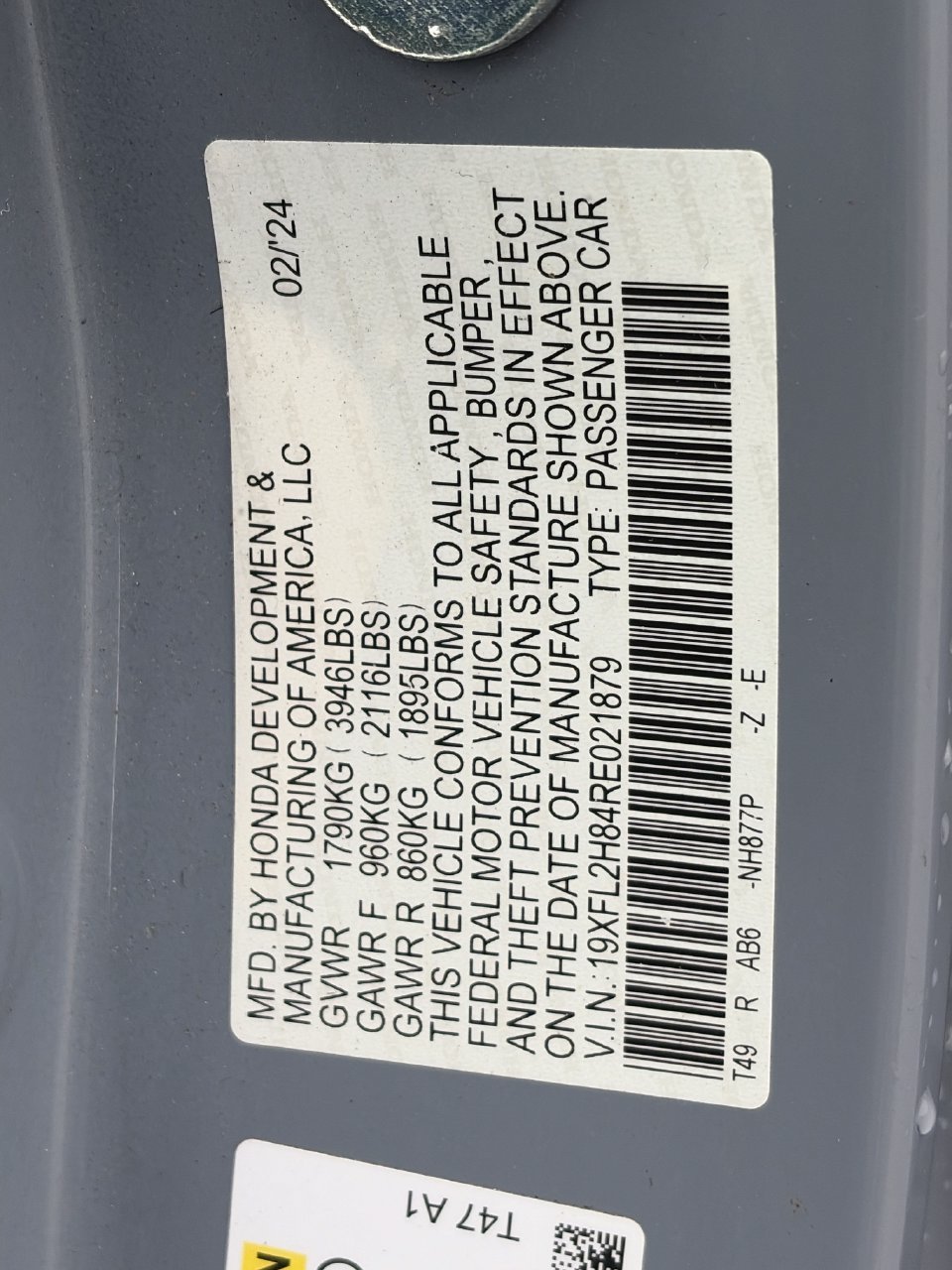 Used 2024 Honda Civic Sport image 30