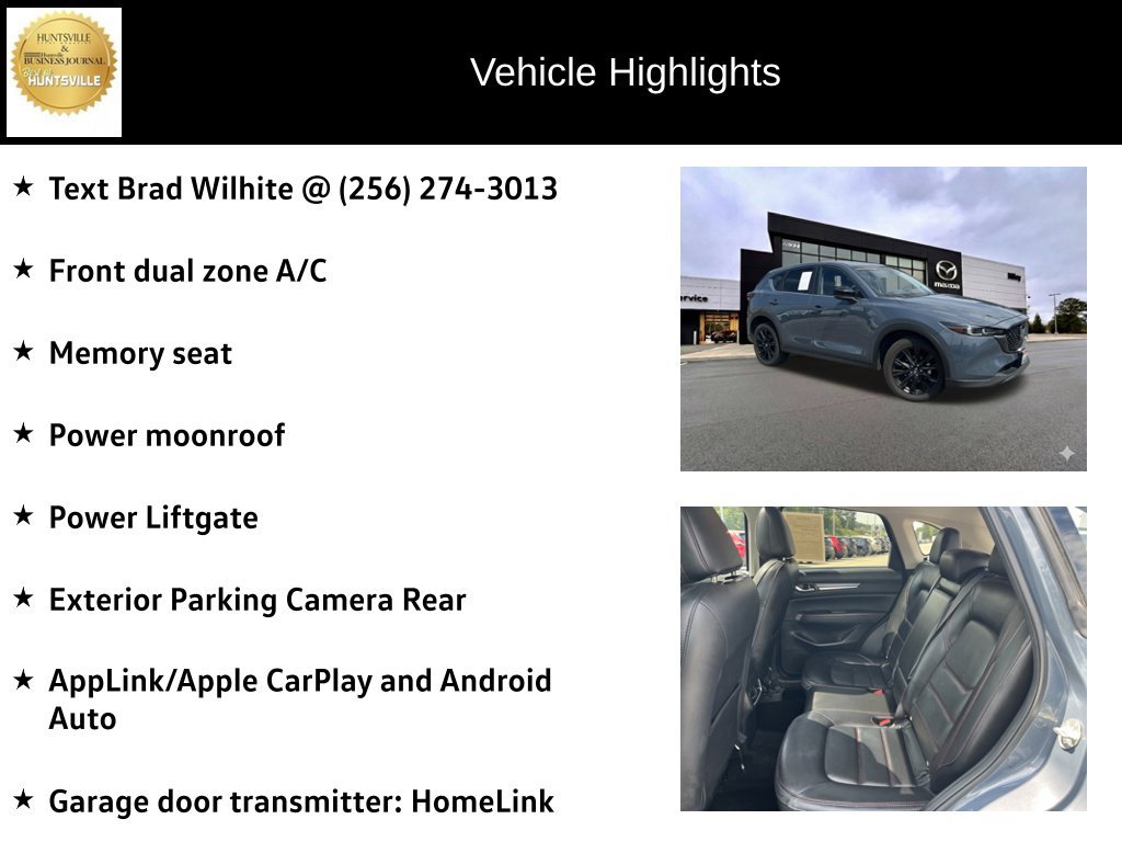 Certified 2024 MAZDA CX-5 Carbon Edition AWD/4WD image 6