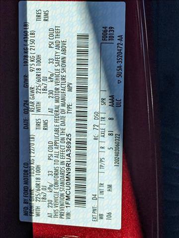 Used 2024 Ford Escape ST-Line w/ Tech Pack #1 image 26