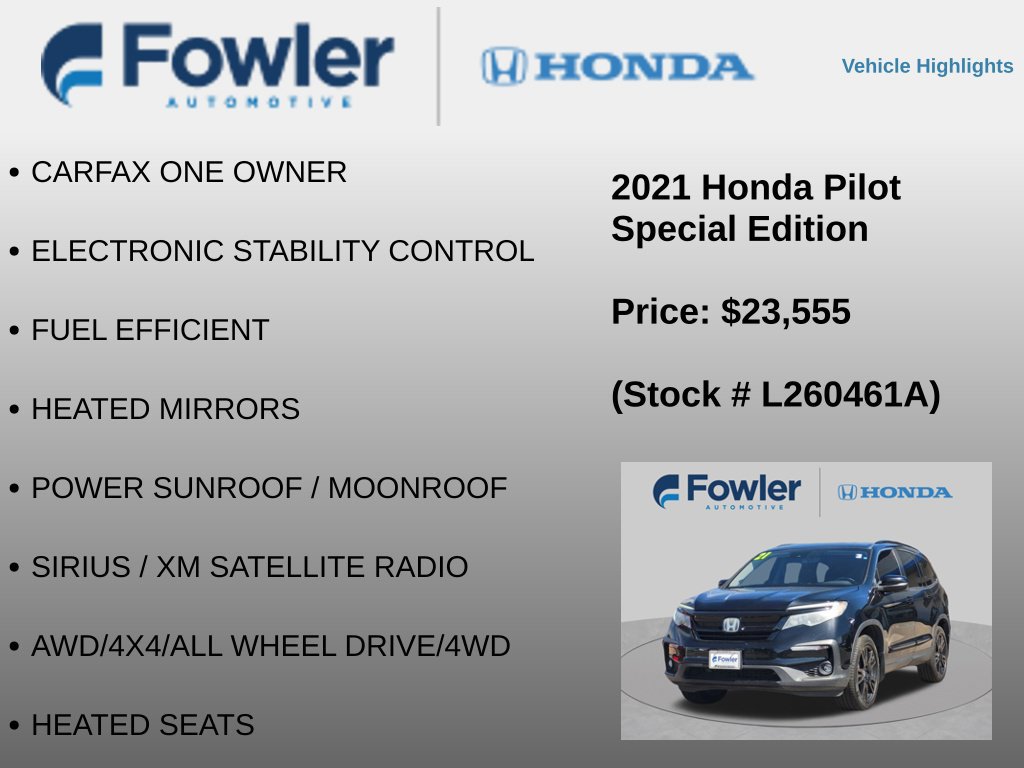 Used 2021 Honda Pilot Special Edition image 12