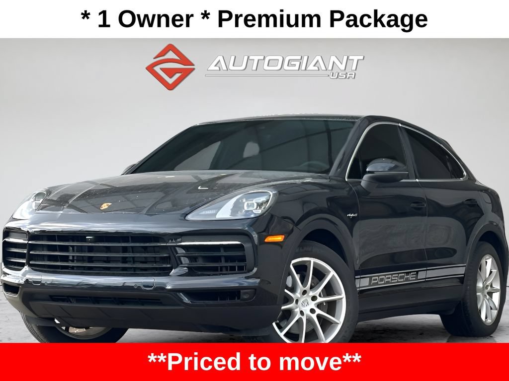 Used 2022 Porsche Cayenne E-Hybrid Coupe AWD/4WD image 1