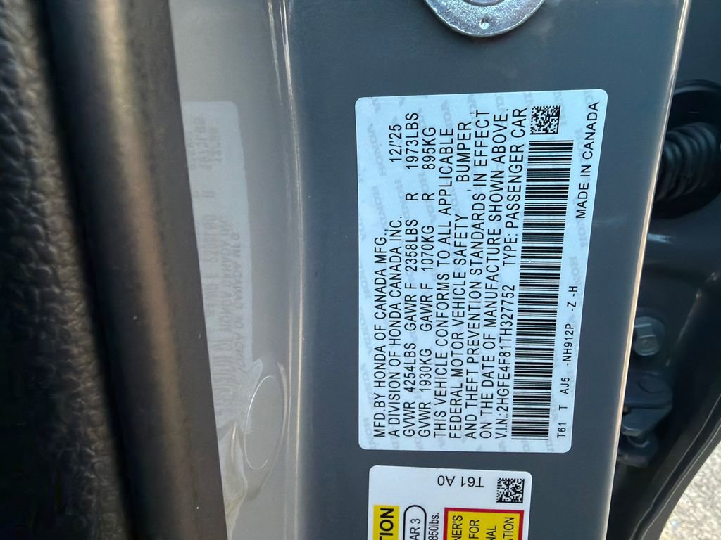 New 2026 Honda Civic Sport Touring image 35