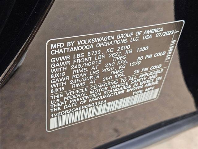 Used 2024 Volkswagen Atlas SE FWD image 25
