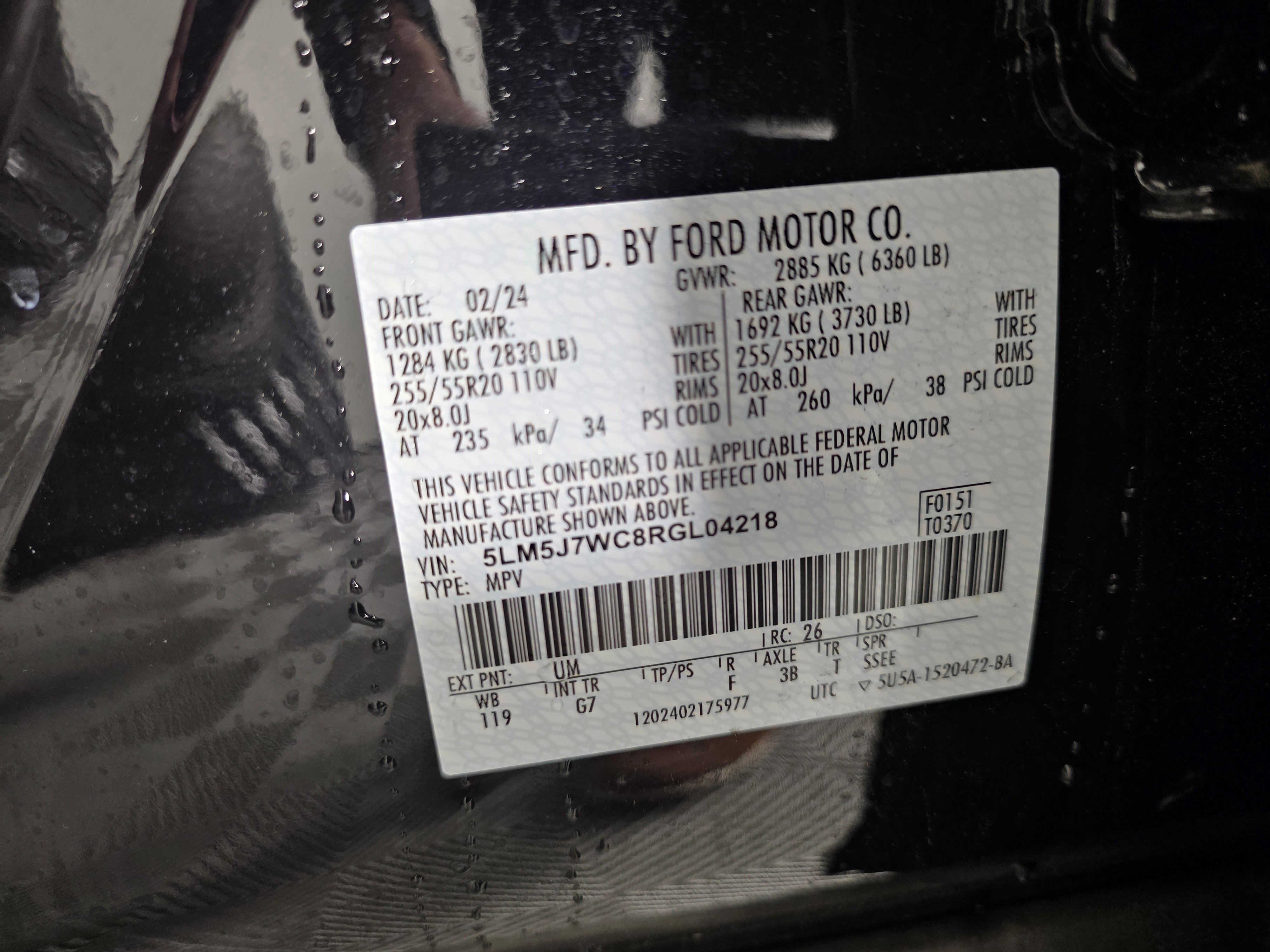 Used 2024 Lincoln Aviator Reserve w/ Elements Package Plus image 57