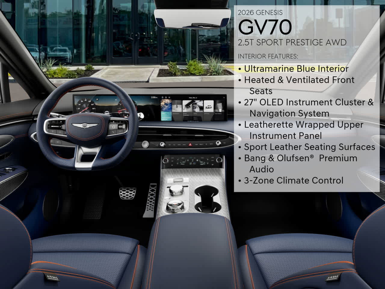 New 2026 Genesis GV70 2.5T Sport Prestige image 17