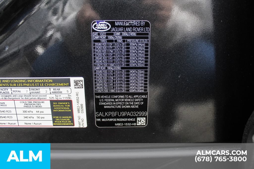 Used 2023 Land Rover Range Rover Long Wheelbase SE AWD/4WD image 43
