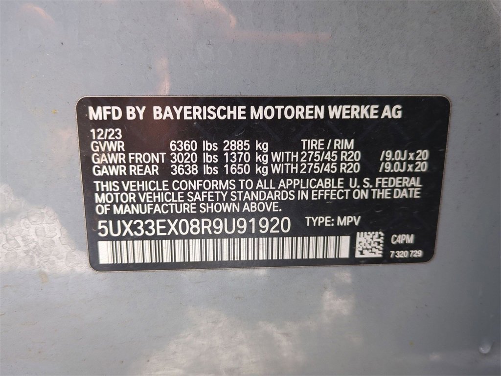 Certified 2024 BMW X6 xDrive40i w/ M Sport Professional Package image 28